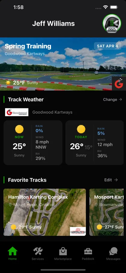 GoKanic home screen